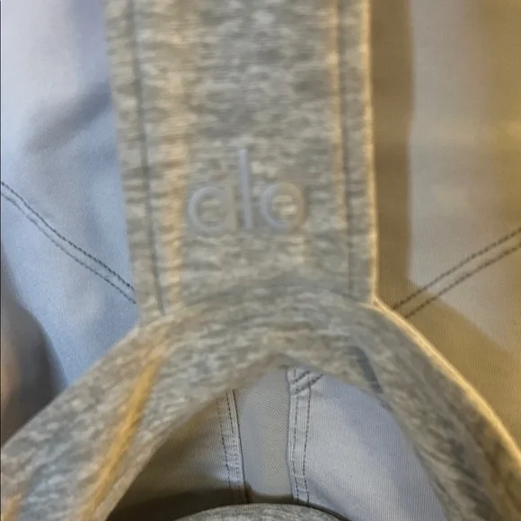 ALO Yoga Heather Gray Sports Bra - Picture 4 of 4